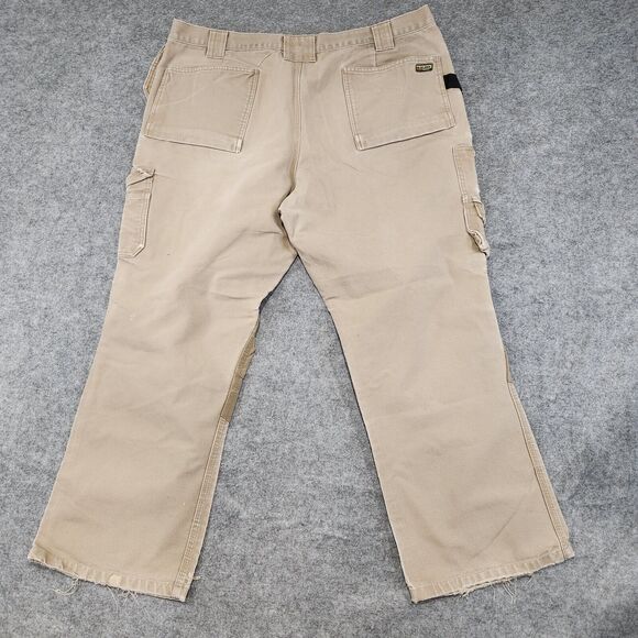 Blaklader Mens 44x32 Canvas WorkWear Double Knee Utility Tools Carpenter Pants - Picture 13 of 16